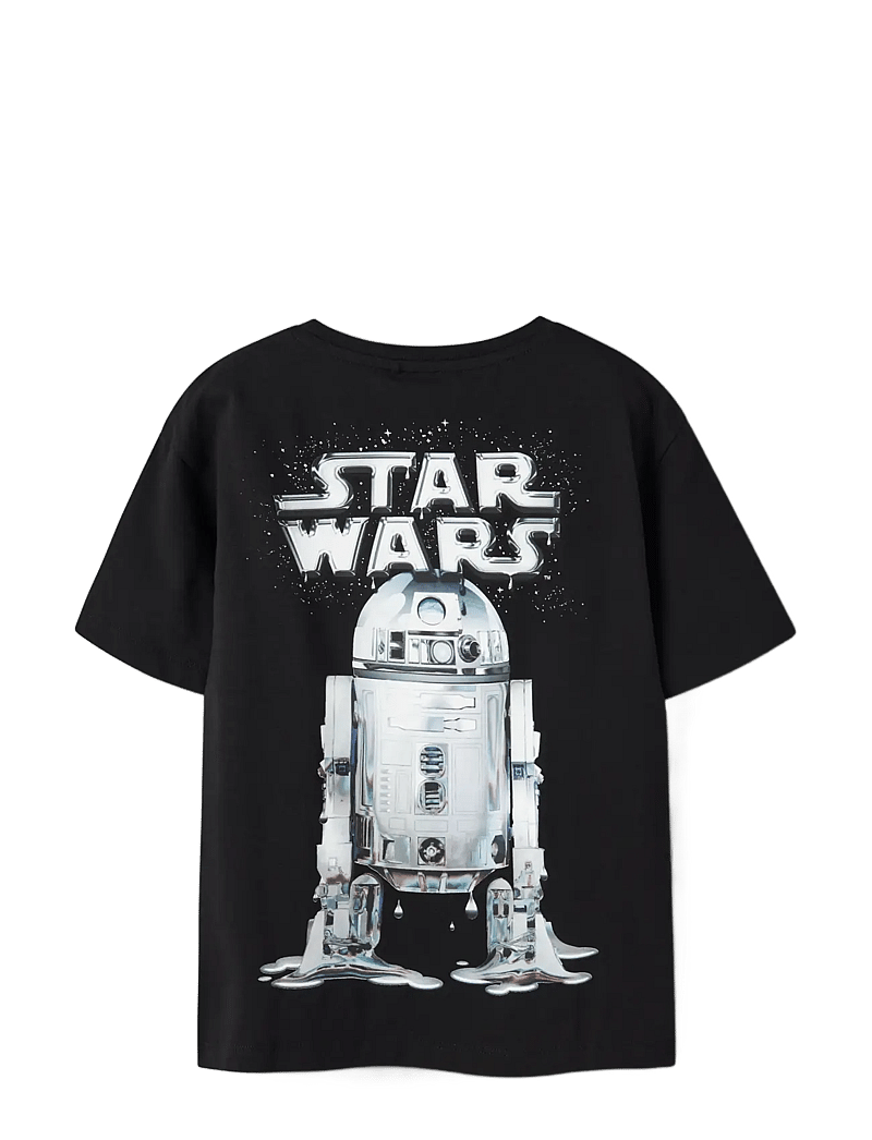 name it - NKMFRODE STARWARS SS NREG TOP BFU - kortærmede t-shirts - black - 1