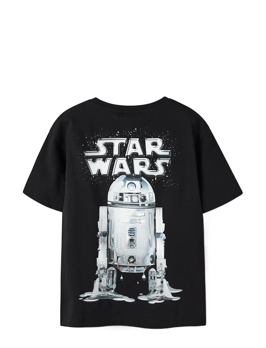 name it - NKMFRODE STARWARS SS NREG TOP BFU - t-shirts à manches courtes - black - 1