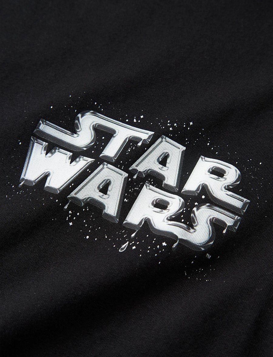 name it - NKMFRODE STARWARS SS NREG TOP BFU - t-shirts à manches courtes - black - 2
