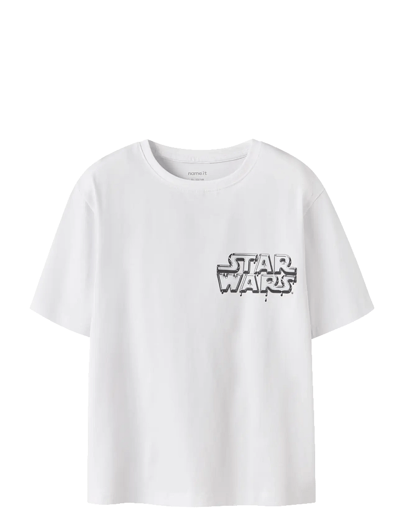 name it - NKMFRODE STARWARS SS NREG TOP BFU - kortärmade t-shirts - bright white - 0