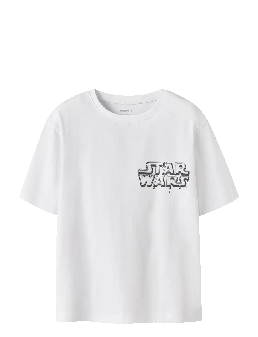 name it - NKMFRODE STARWARS SS NREG TOP BFU - kortärmade t-shirts - bright white - 1