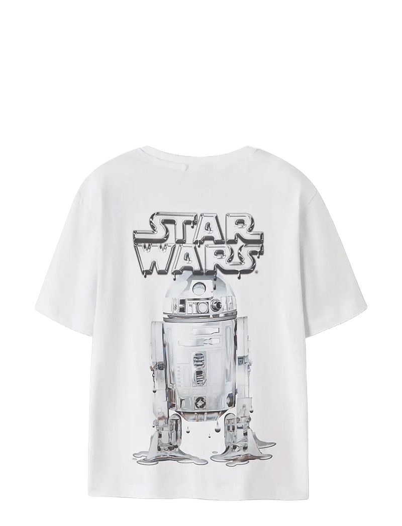 name it - NKMFRODE STARWARS SS NREG TOP BFU - kortärmade t-shirts - bright white - 1