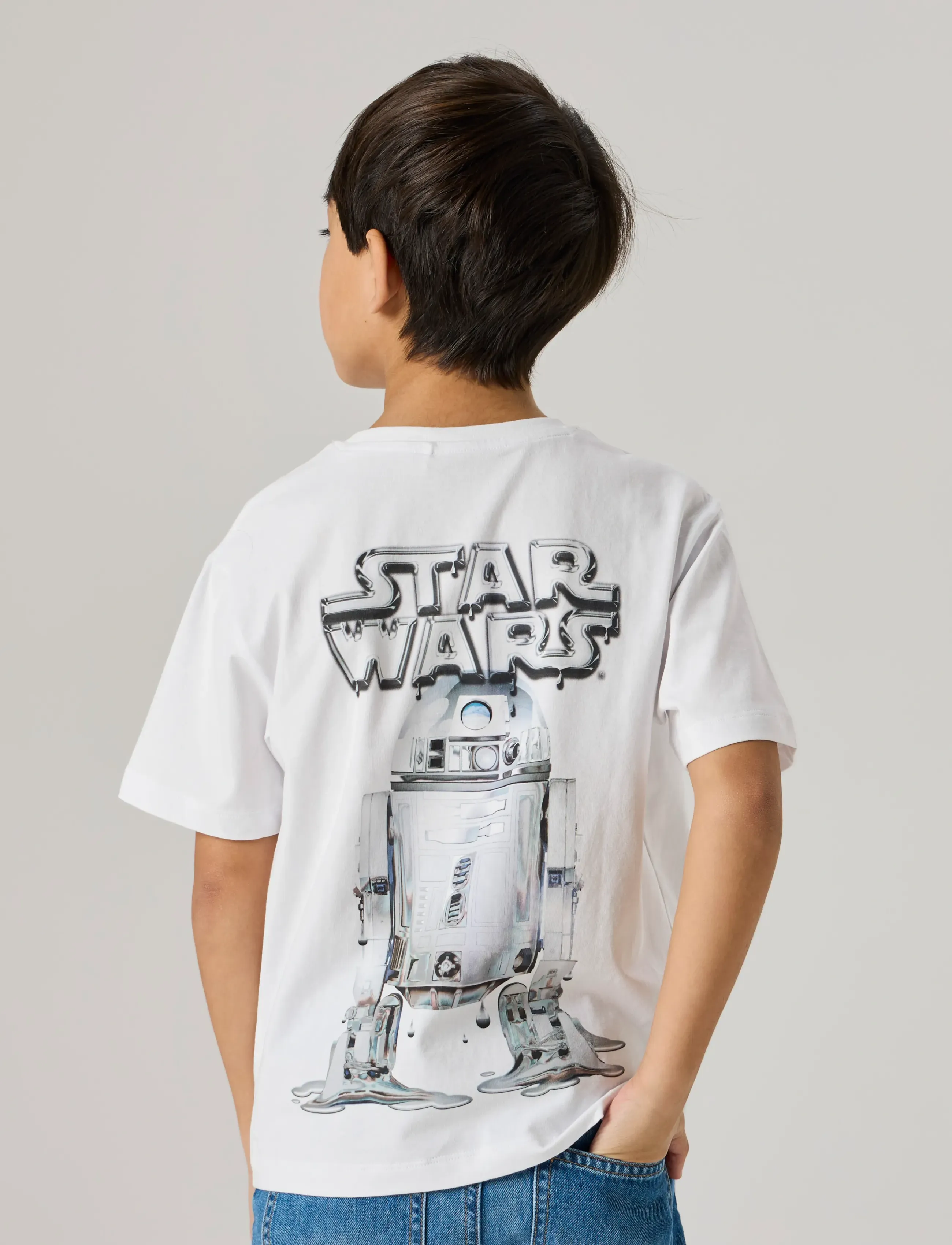 name it NKMFRODE STARWARS SS NREG TOP BFU - Toppar & T-shirts - BRIGHT WHITE / white