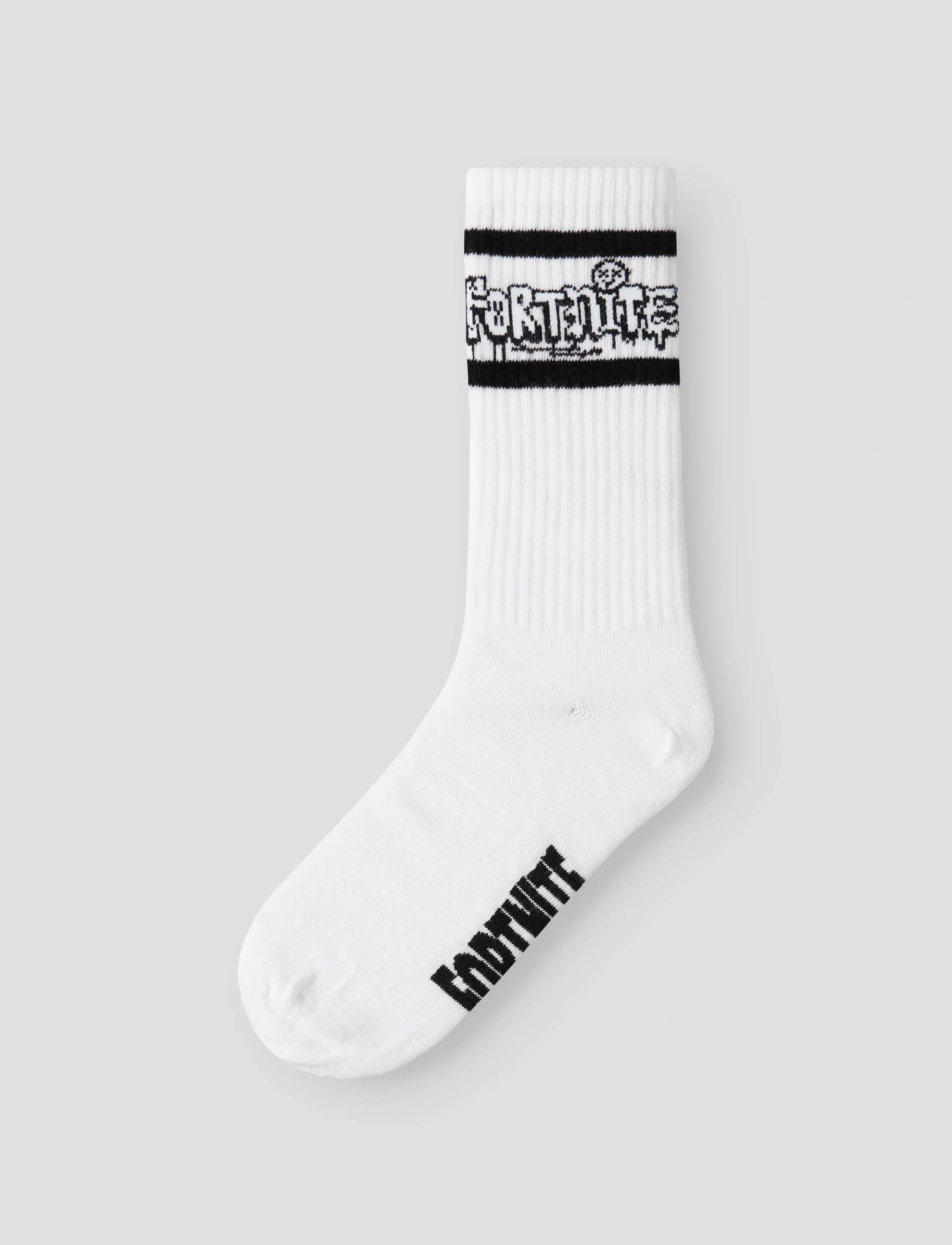 name it - NKMFINLO FORTNITE 3P TENNISSOCK BFU - bright white - 2