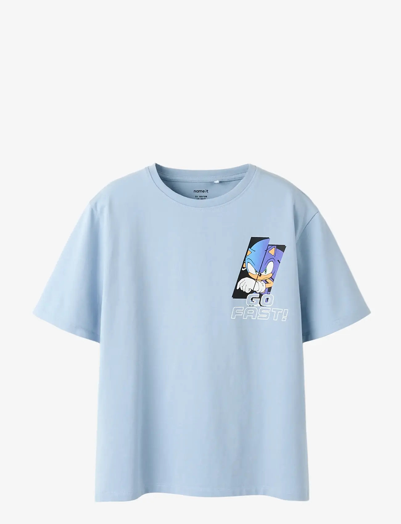 name it - NKMFITUS SONIC SS NREG TOP BOX SKY - lühikeste varrukatega t-särgid - blue fog - 1