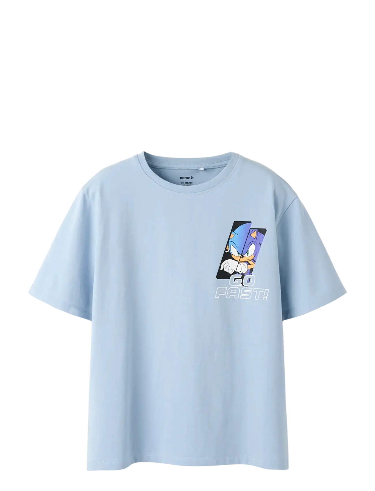 name it NKMFITUS SONIC SS NREG TOP BOX SKY - Basics - BLUE FOG / blue