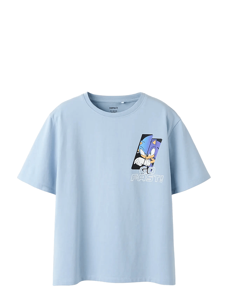 name it - NKMFITUS SONIC SS NREG TOP BOX SKY - lühikeste varrukatega t-särgid - blue fog - 1