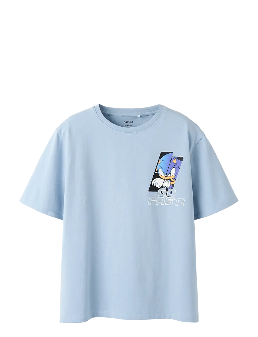 name it - NKMFITUS SONIC SS NREG TOP BOX SKY - kurzärmelige - blue fog - 1