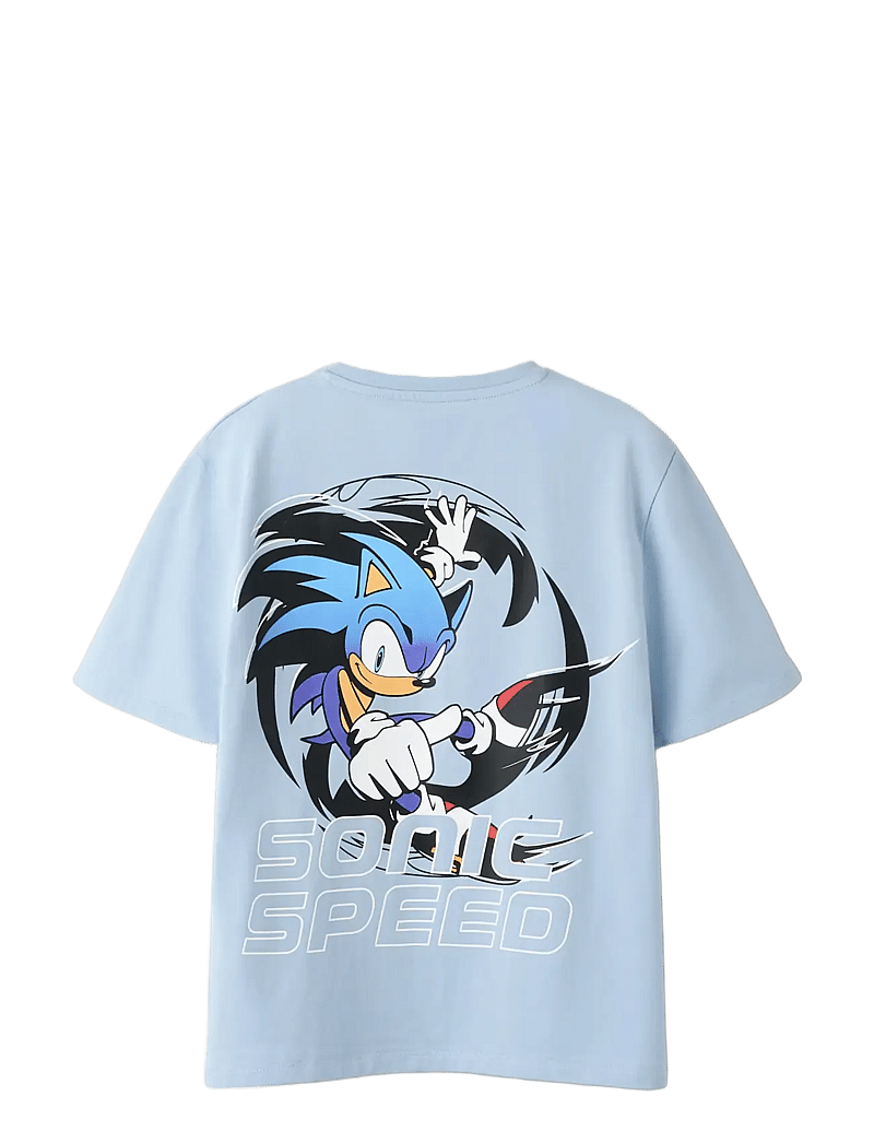 name it - NKMFITUS SONIC SS NREG TOP BOX SKY - lühikeste varrukatega t-särgid - blue fog - 2