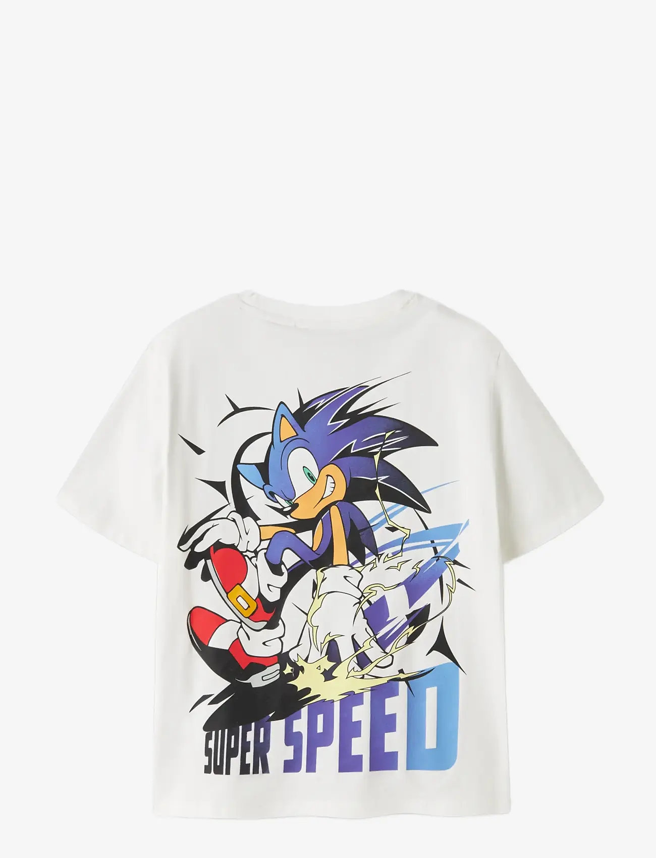 name it - NKMFITUS SONIC SS NREG TOP BOX SKY - kortærmede t-shirts - bright white - 2