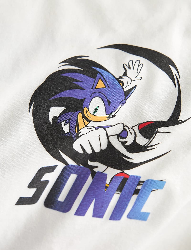 name it - NKMFITUS SONIC SS NREG TOP BOX SKY - kortærmede t-shirts - bright white - 3