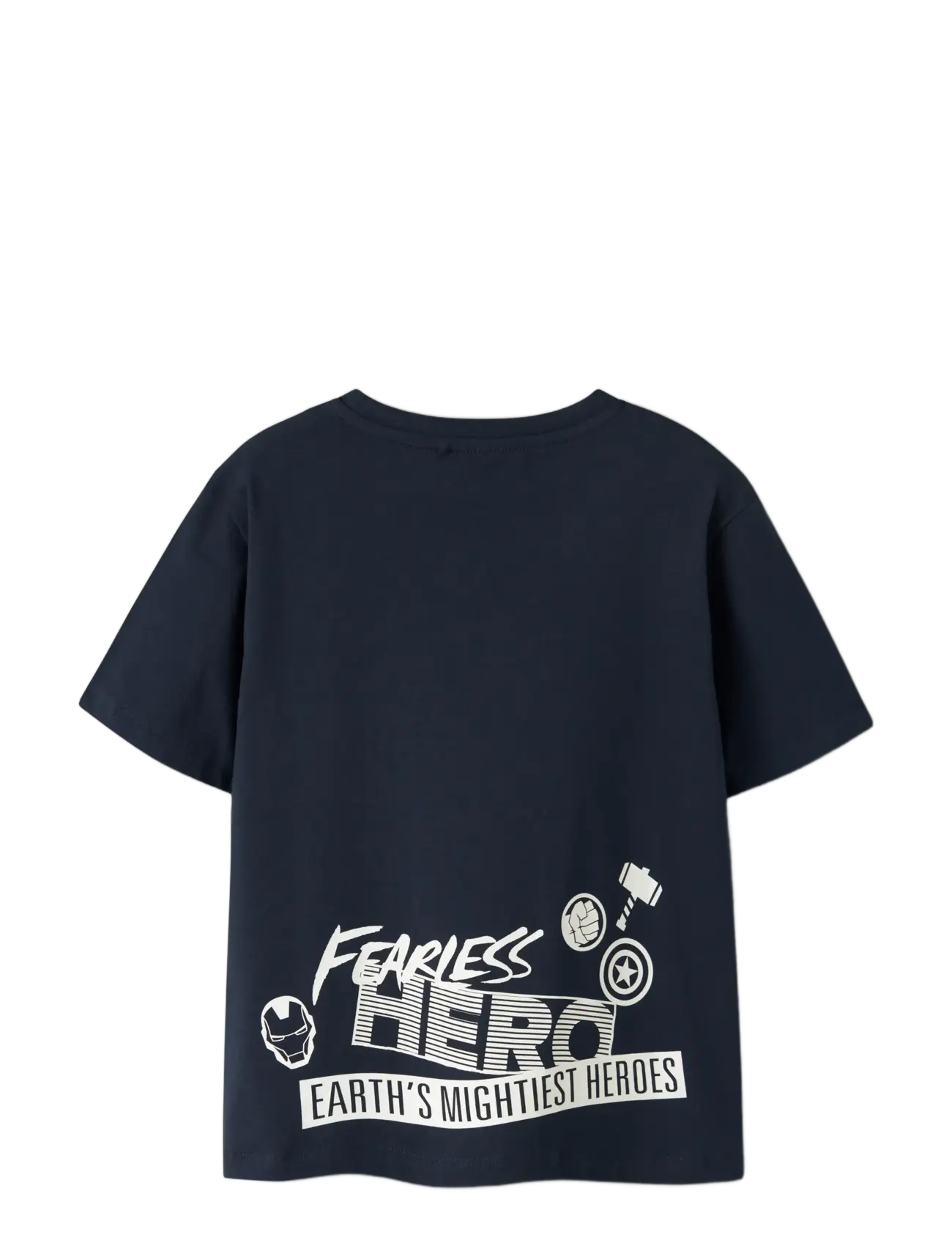 name it - NKMFERGUS MARVEL SS NREG TOP MAR - stutterma bolir - navy blazer - 1