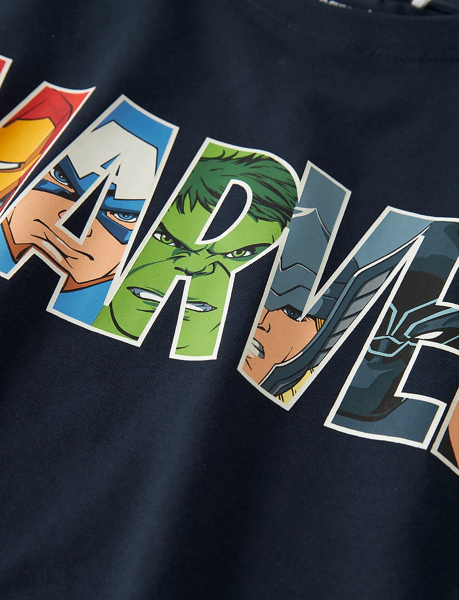 name it - NKMFERGUS MARVEL SS NREG TOP MAR - stutterma bolir - navy blazer - 2