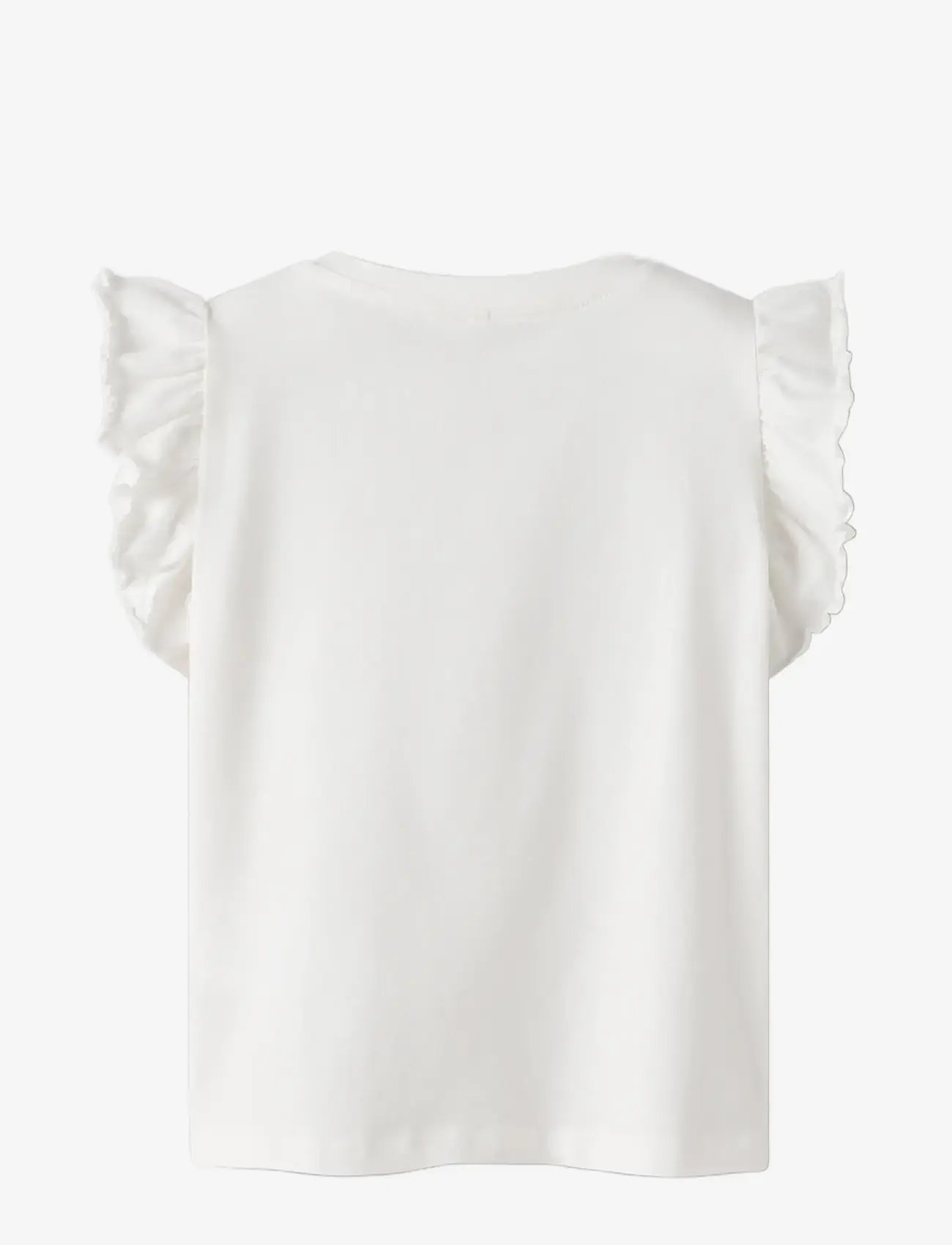 name it - NMFDYBBA SS TOP - marškinėliai trumpomis rankovėmis - bright white - 1