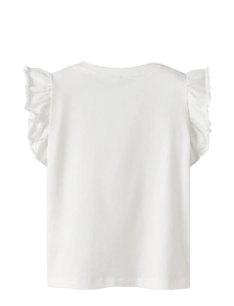 name it - NMFDYBBA SS TOP - kurzärmelige - bright white - 1