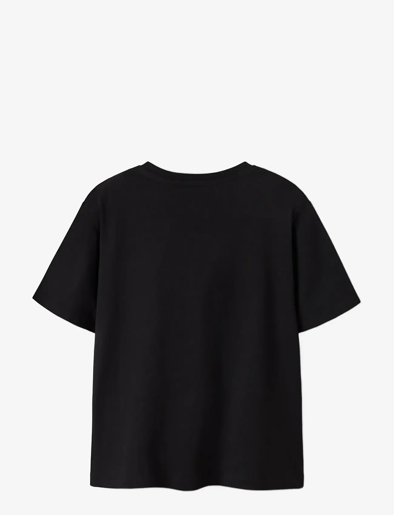 name it - NKMMALIM ONEP SS NREG TOP BOX BFU - kortärmade t-shirts - black - 1