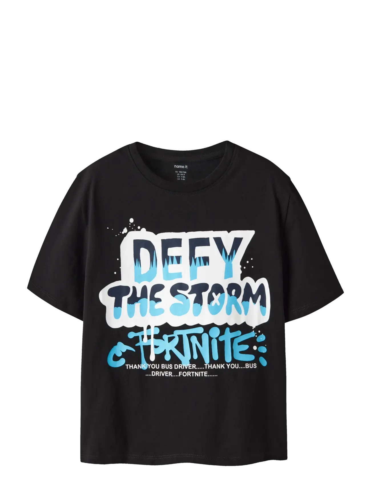 name it NKMMOD FORTNITE SS NREG TOP BOX NOOS BFU - Teismelised 140-176 - BLACK / black