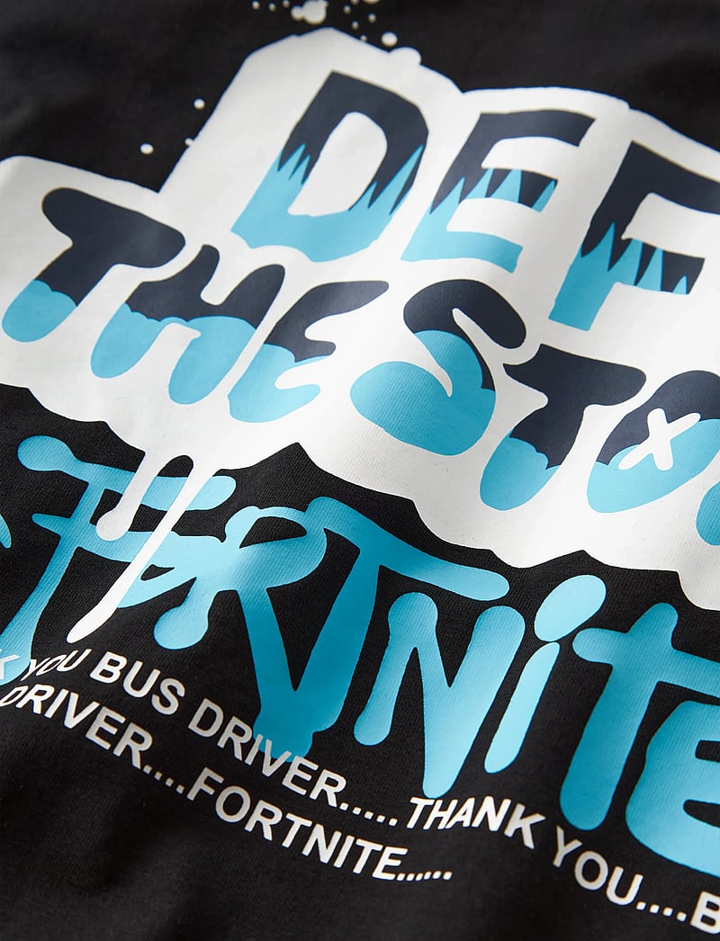 name it - NKMMOD FORTNITE SS NREG TOP BOX NOOS BFU - lühikeste varrukatega t-särgid - black - 4