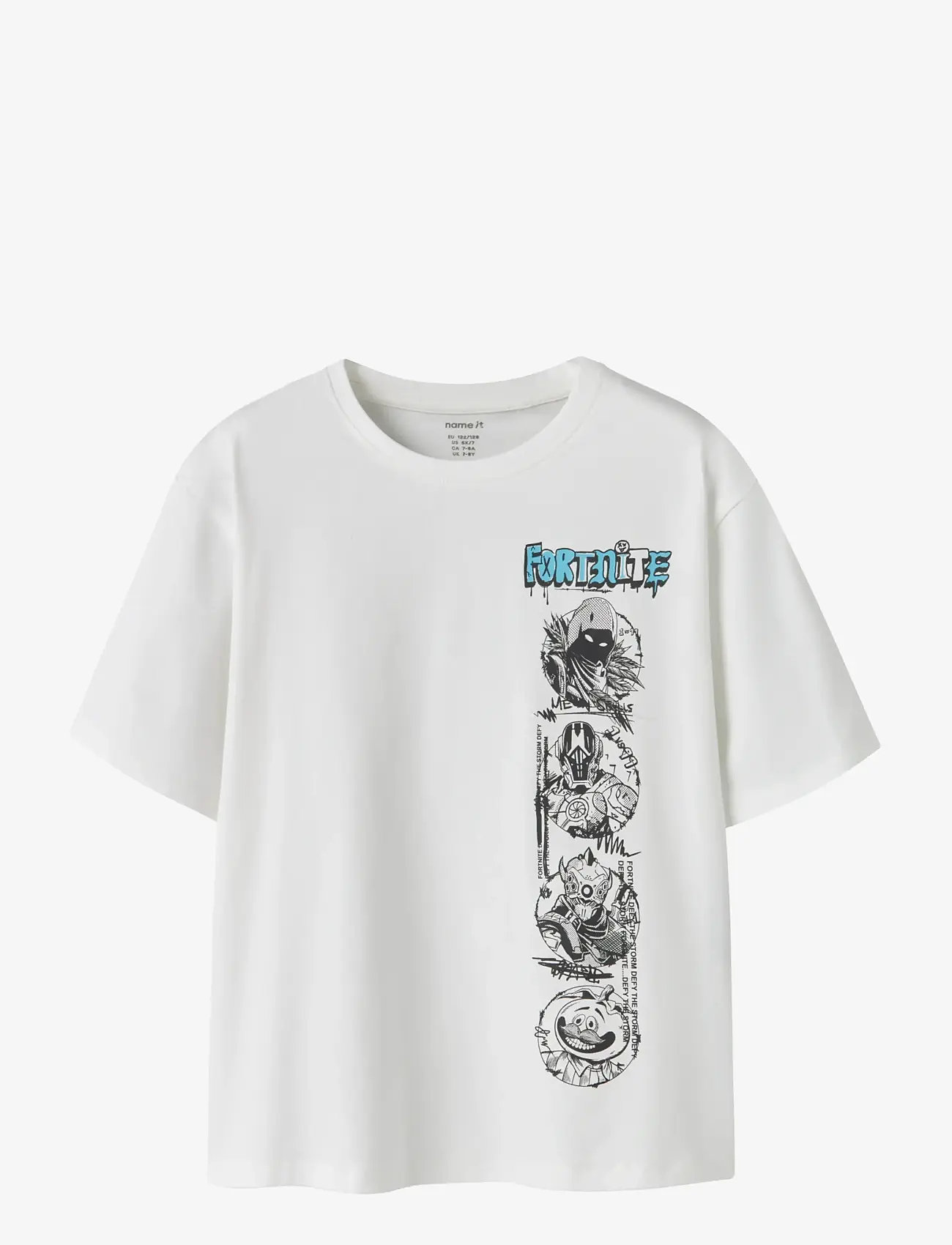 name it - NKMMOD FORTNITE SS NREG TOP BOX NOOS BFU - short-sleeved t-shirts - bright white - 1