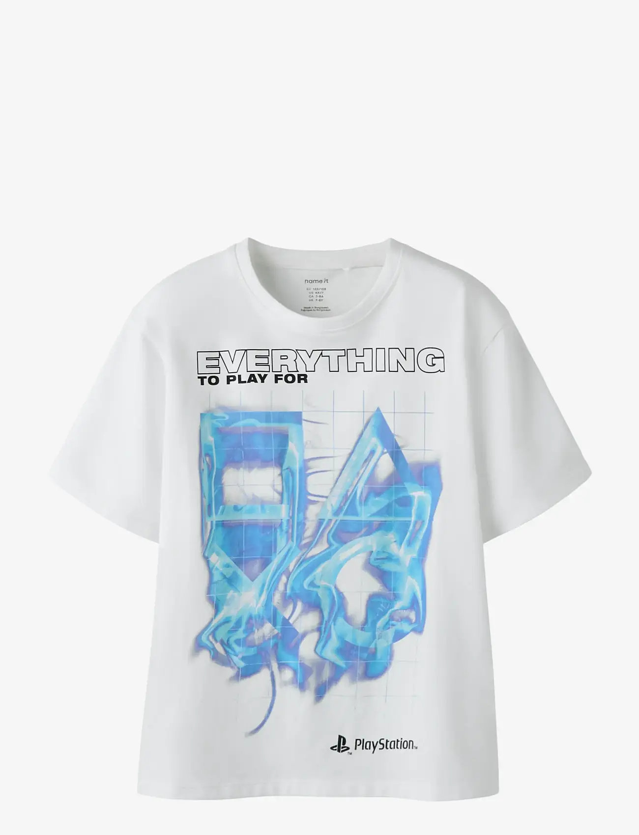 name it - NKMMULLER PS SS NREG TOP BFU - kortærmede t-shirts - bright white - 0