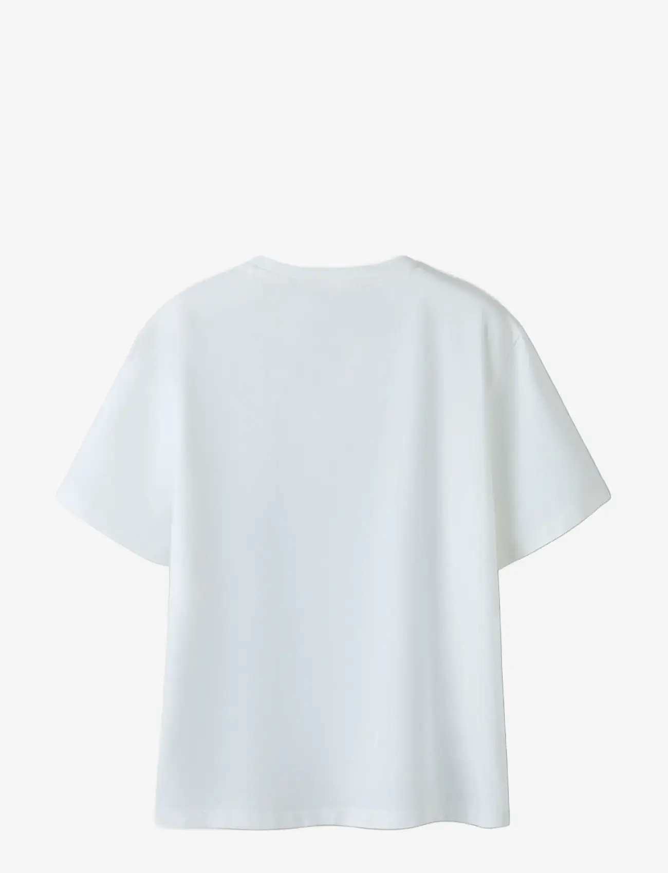 name it - NKMMULLER PS SS NREG TOP BFU - kortærmede t-shirts - bright white - 1