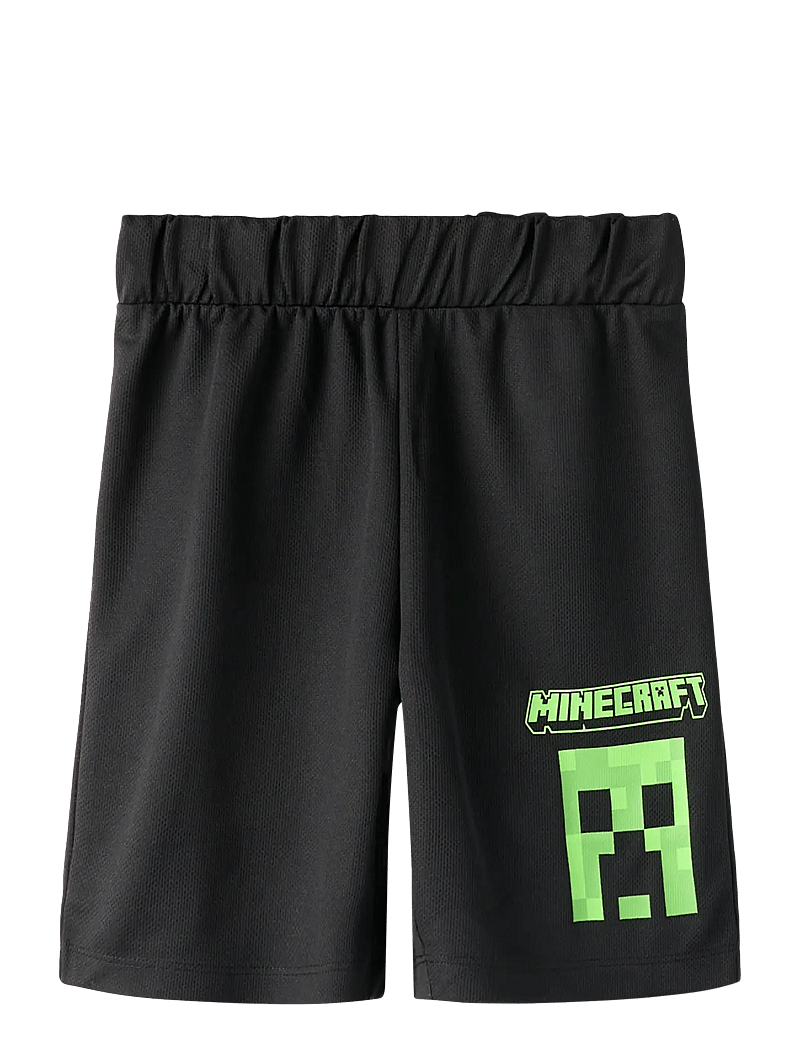 name it - NKMMALI MINECRAFT NREG POLY SHORTS BFU - sport-shorts - black - 0