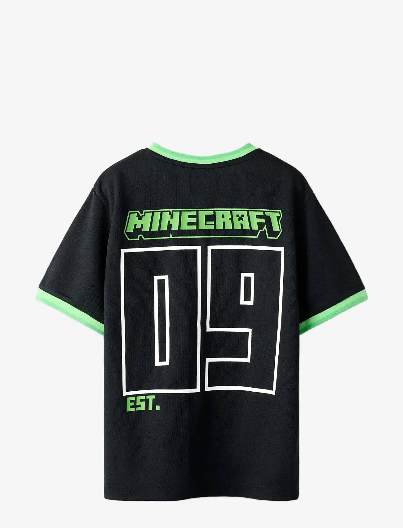 name it - NKMMALI MINECRAFT NREG POLY TOP BFU - sportoberteile - black - 2