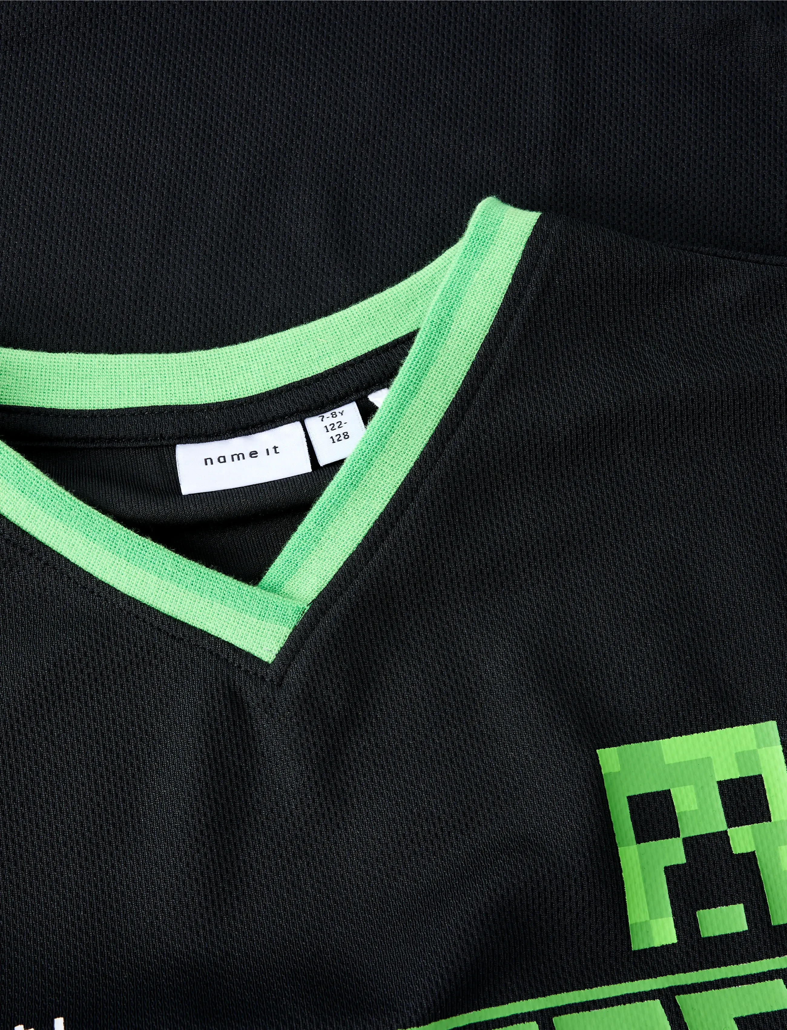 name it - NKMMALI MINECRAFT NREG POLY TOP BFU - sports tops - black - 4