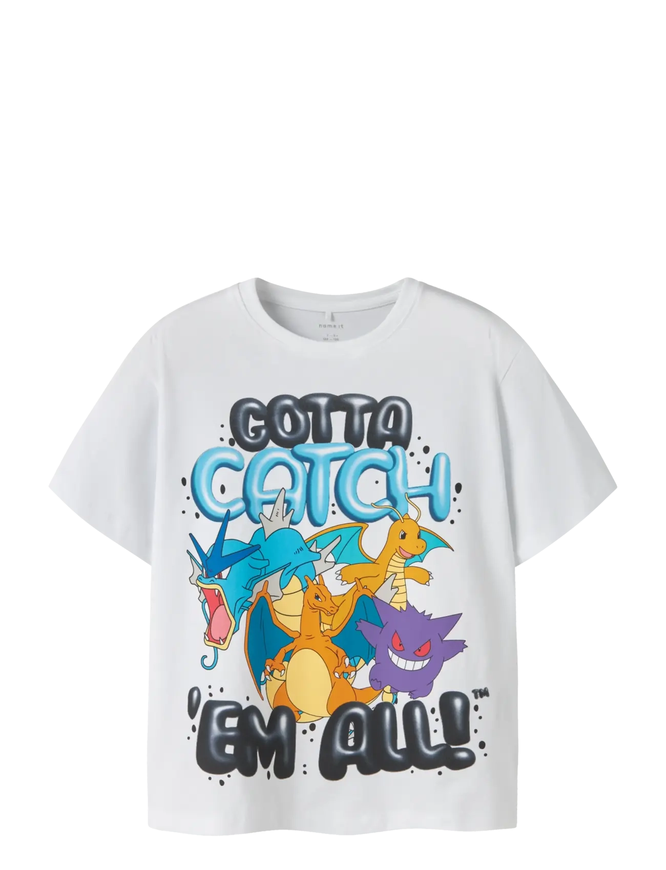 name it NKMMAJO POKEMON SS NREG TOP BOX NOOS SKY - Kläder - BRIGHT WHITE / white