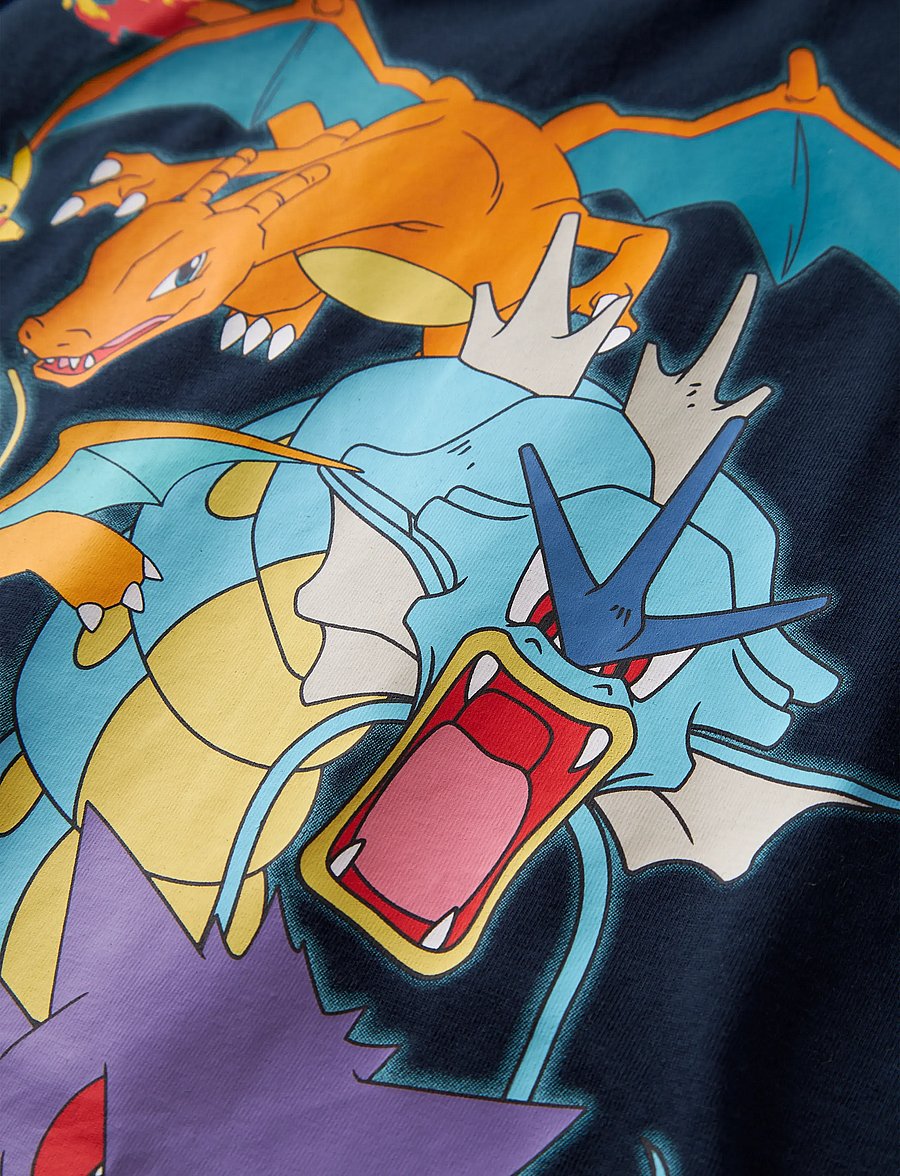 name it - NKMMAJO POKEMON SS NREG TOP BOX NOOS SKY - t-shirts à manches courtes - navy blazer - 3