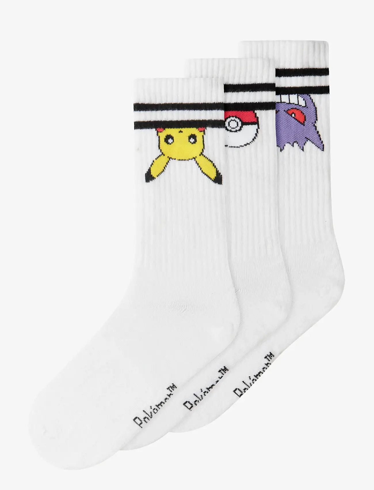 name it - NKMMORTEN POKEMON 3P TENNISSOCK SKY - sukat - bright white - 0