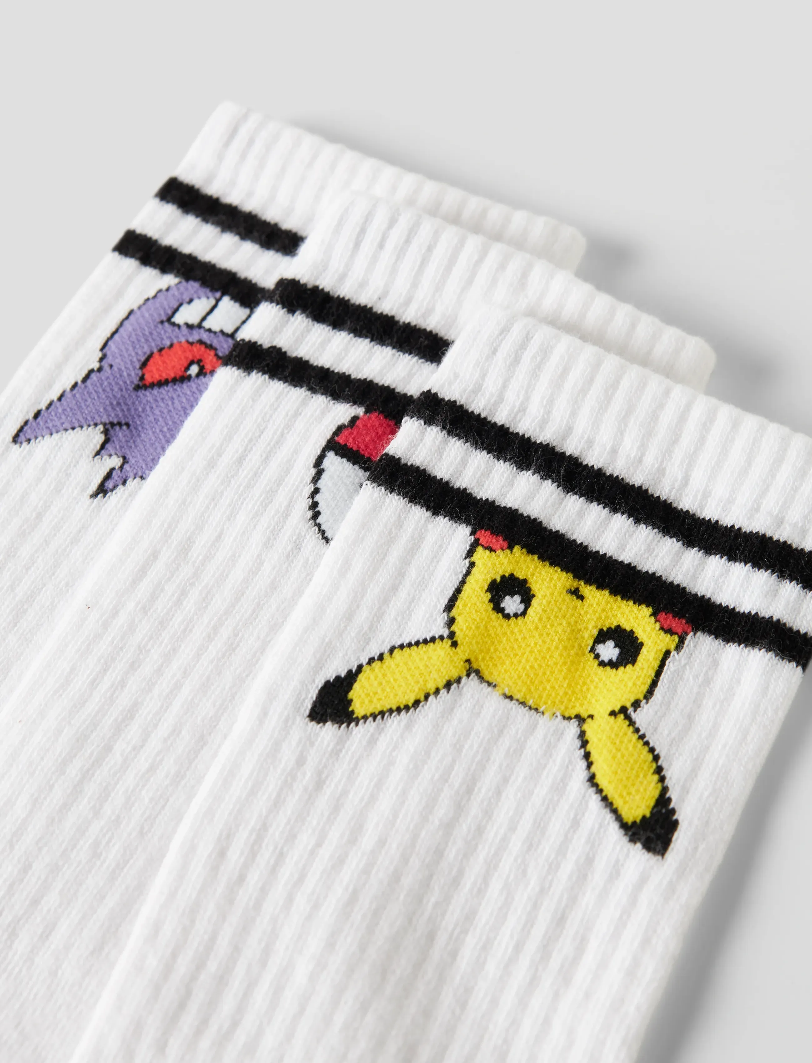 name it - NKMMORTEN POKEMON 3P TENNISSOCK SKY - strümpfe - bright white - 3