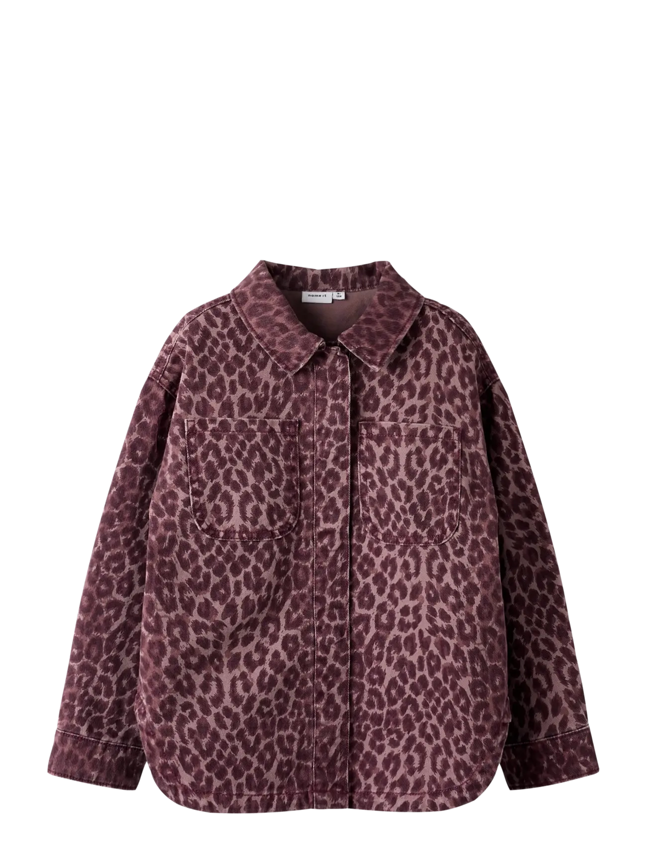 name it - NKFLEO TWILL SHACKET 4002-TD - jeansjacken - burgundy - 1