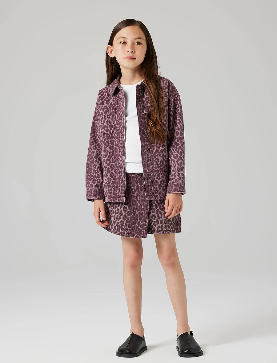 name it - NKFLEO TWILL SHACKET 4002-TD - jeansjacken - burgundy - 3