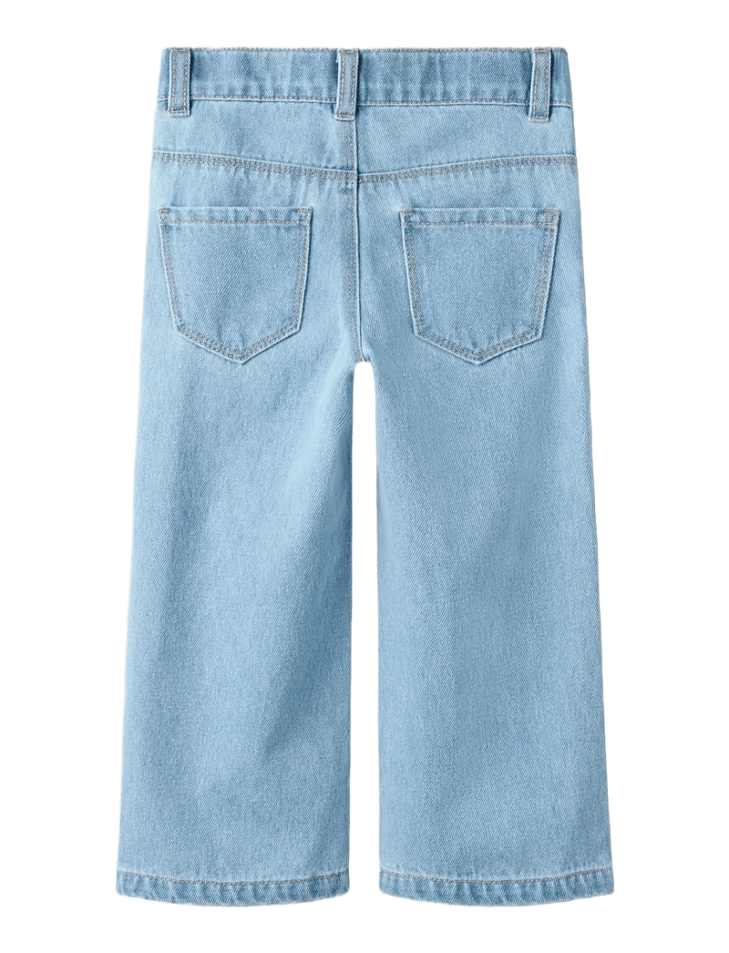 name it - NMFROSE WIDE EMB JEANS 4999-ZA - laia säärega teksad - medium blue denim - 2