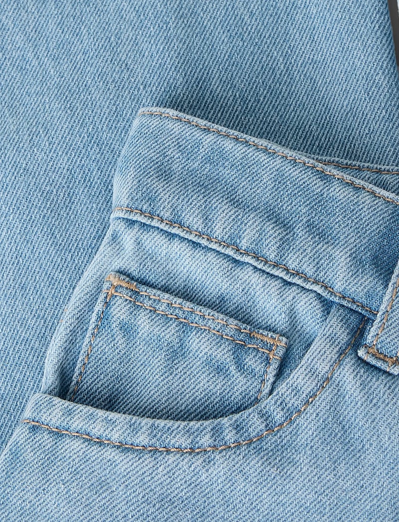 name it - NMFROSE WIDE EMB JEANS 4999-ZA - laia säärega teksad - medium blue denim - 4