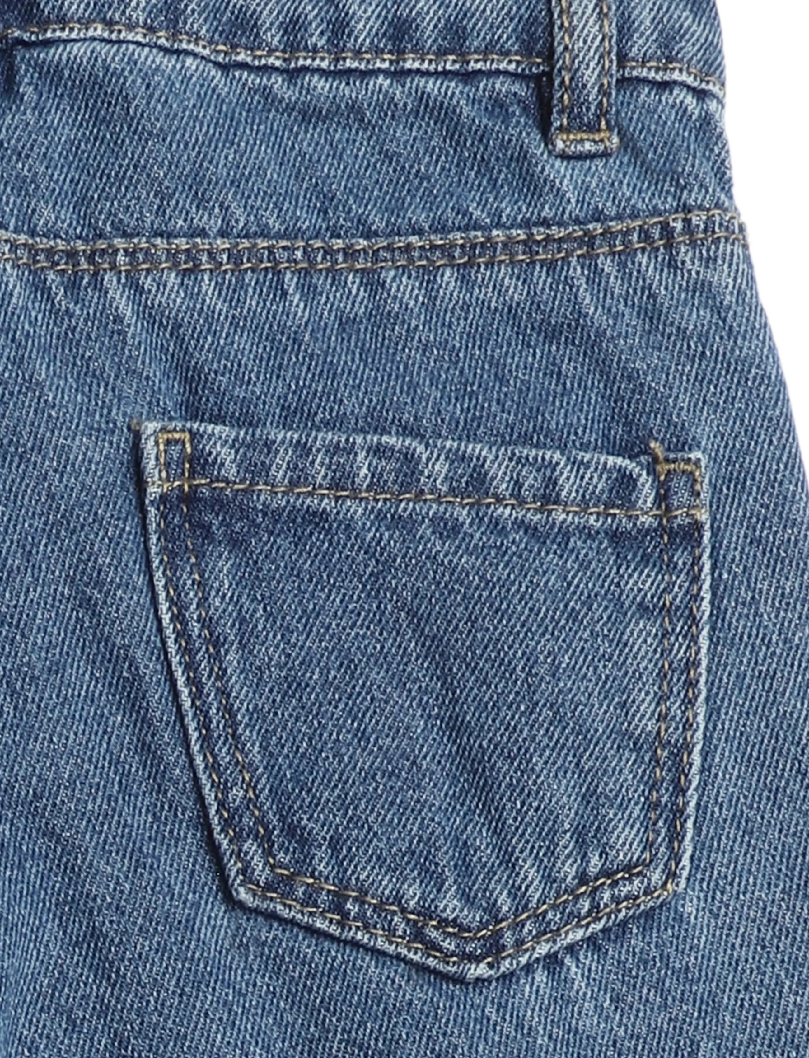 name it - NMFROSE WIDE EMB JEANS 4999-ZA - hosen mit weitem bein - medium blue denim - 3