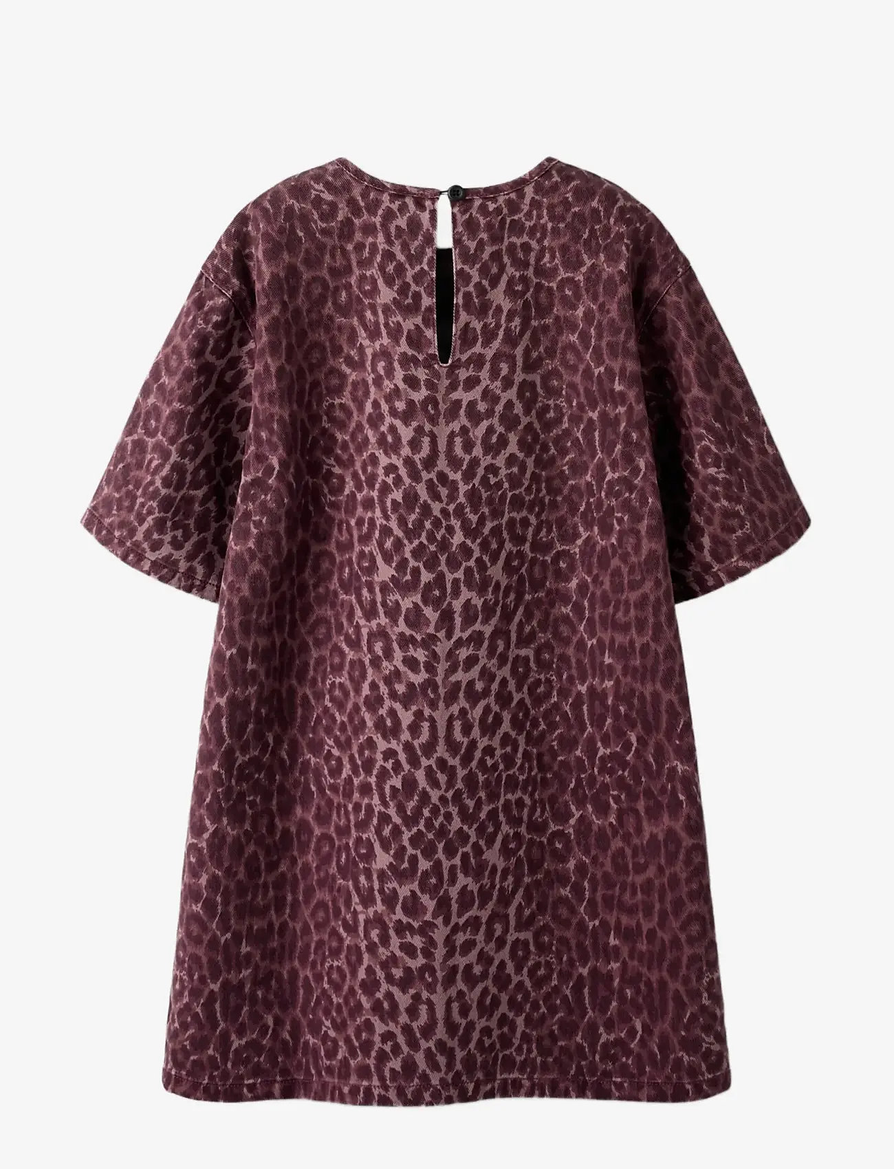 name it - NKFLEO TWILL DRESS 4002-TD - kortærmede hverdagskjoler - burgundy - 1