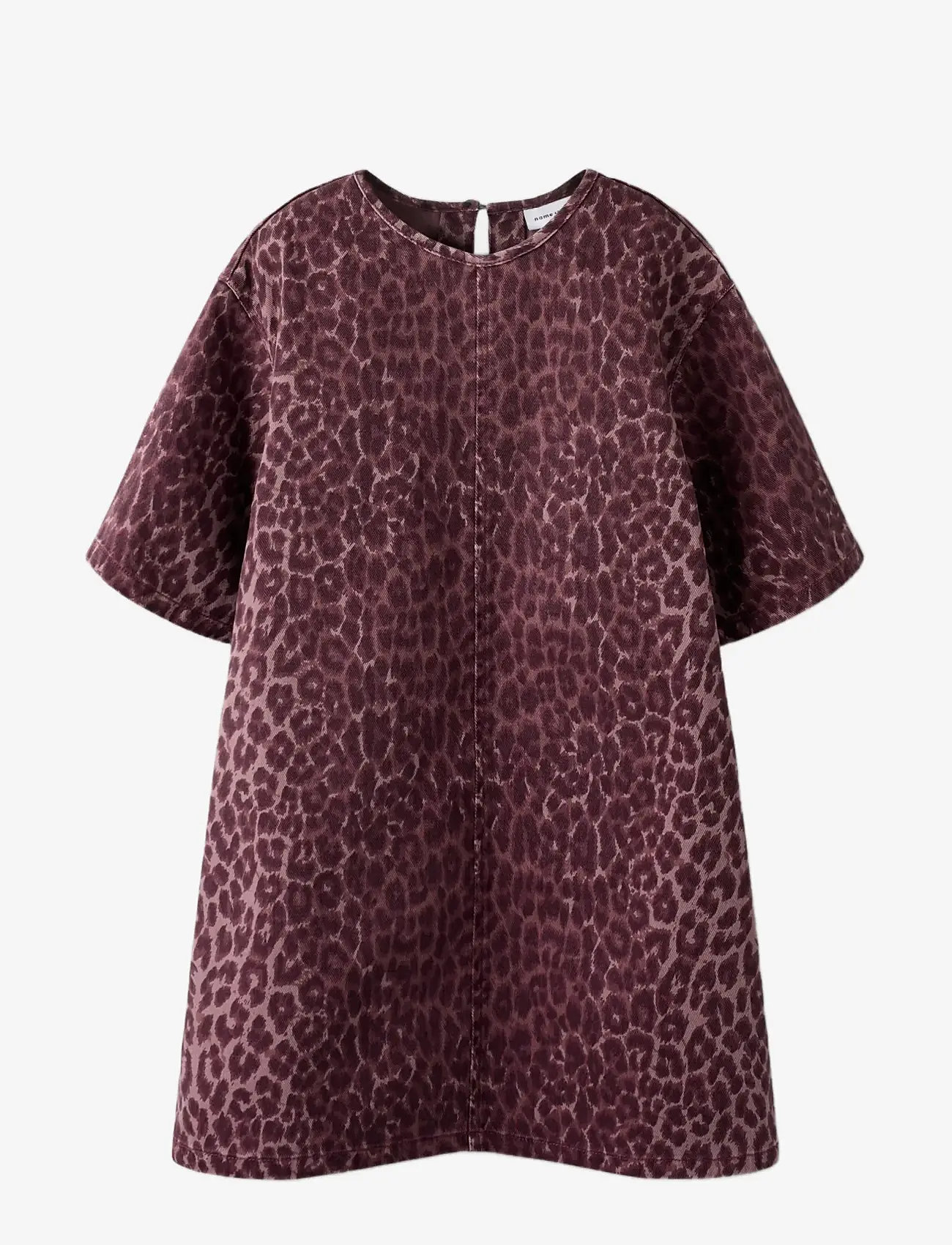 name it - NKFLEO TWILL DRESS 4002-TD - kortærmede hverdagskjoler - burgundy - 2