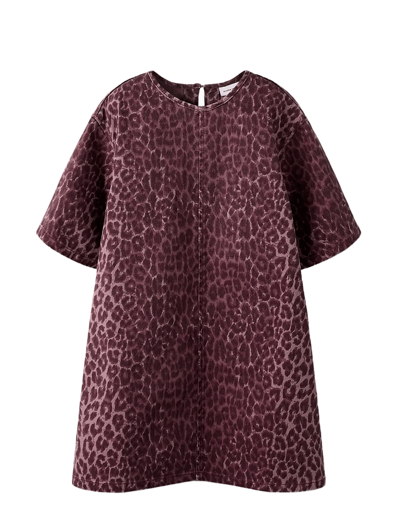 name it - NKFLEO TWILL DRESS 4002-TD - kortærmede hverdagskjoler - burgundy - 2