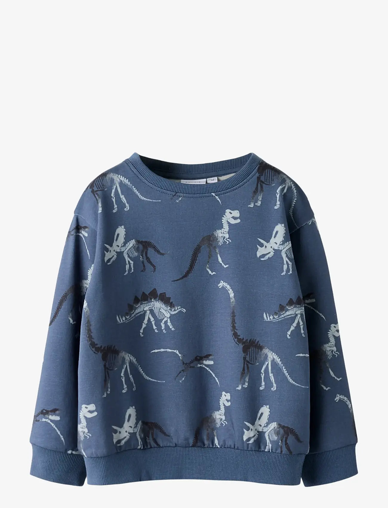 name it - NMMFABIA LS NREG SWEAT UNB - dressipluusid - vintage indigo - 0