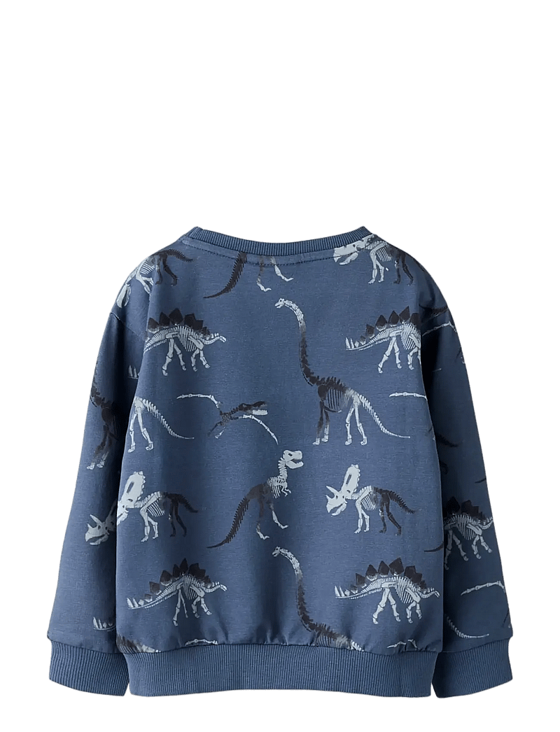 name it - NMMFABIA LS NREG SWEAT UNB - dressipluusid - vintage indigo - 1
