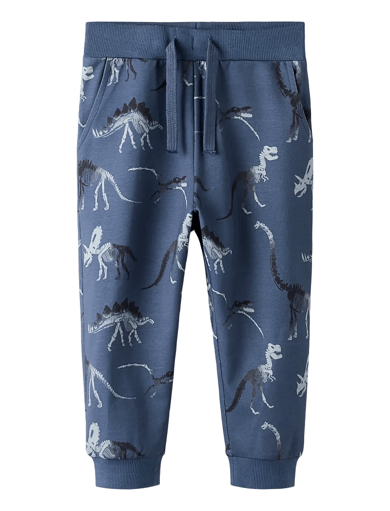 name it - NMMFABIA NREG SWEAT PANT UNB - jogginghosen - vintage indigo - 0