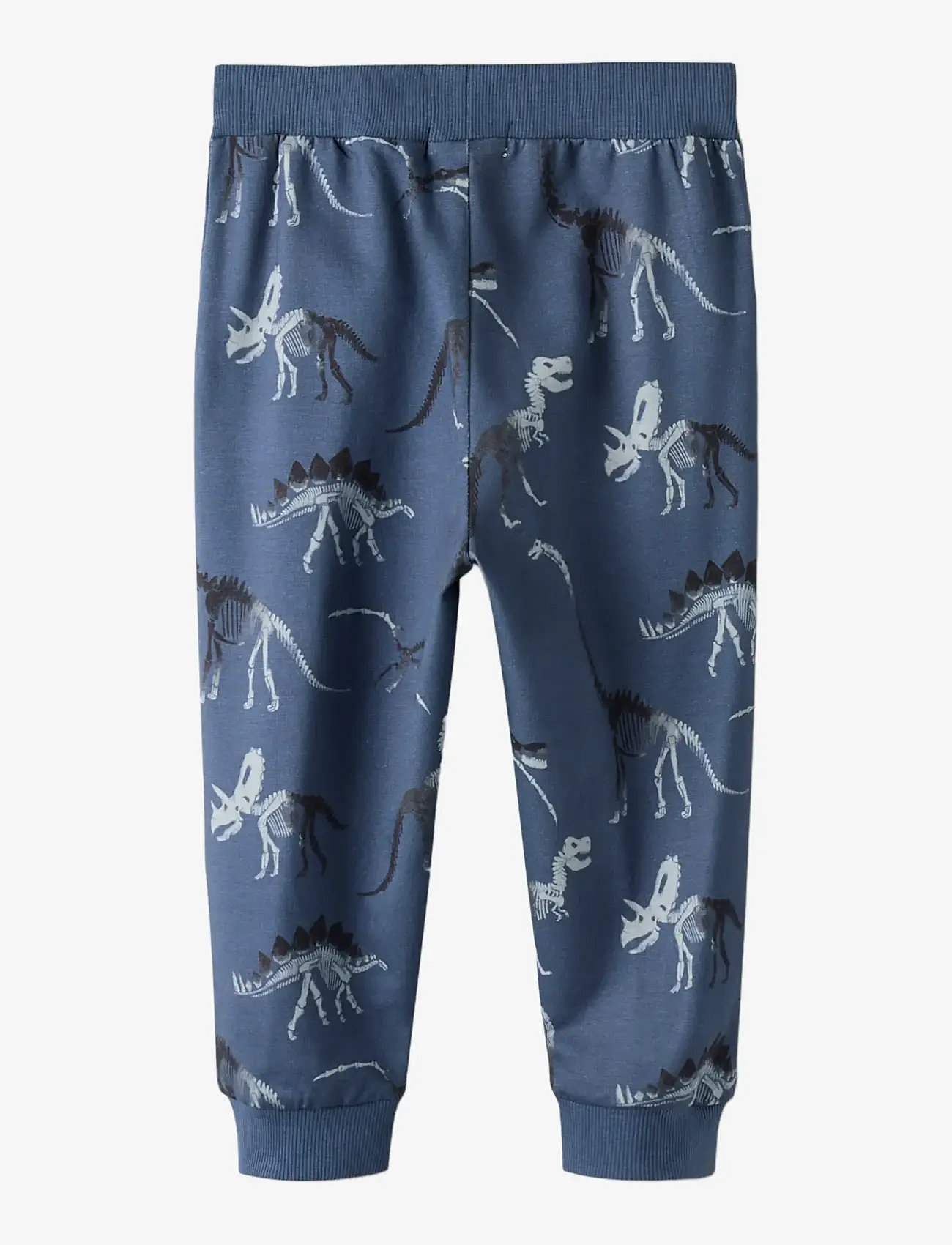 name it - NMMFABIA NREG SWEAT PANT UNB - mjukisbyxor - vintage indigo - 1
