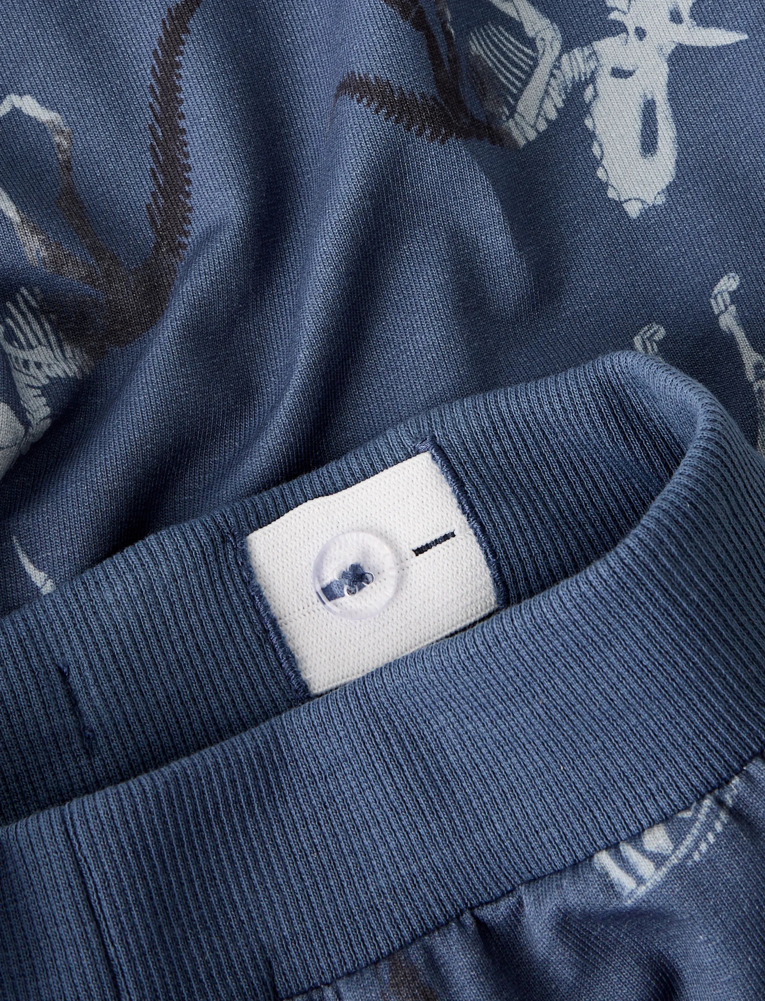 name it - NMMFABIA NREG SWEAT PANT UNB - dressipüksid - vintage indigo - 4