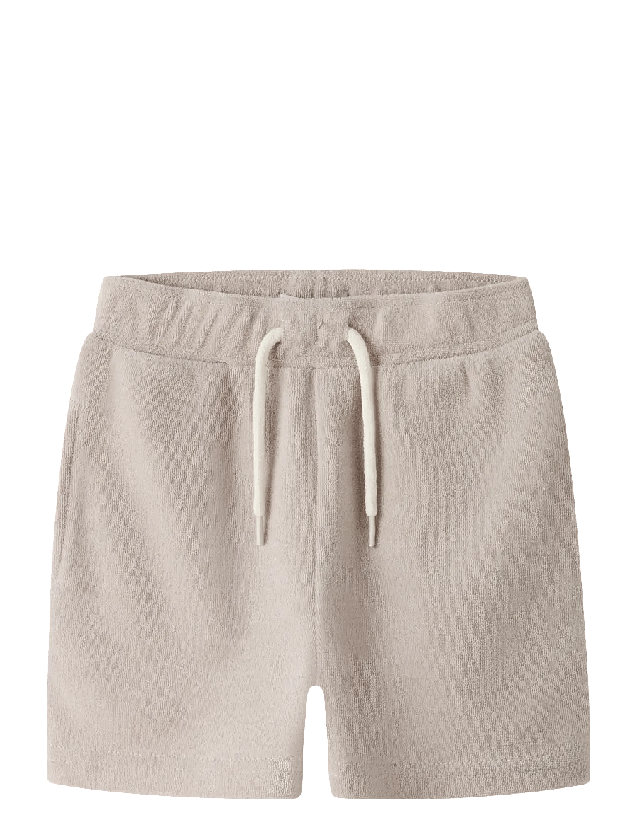 name it - NMMFINTI NREG TERRY SHORTS NOOS - sweatshorts - chateau gray - 0