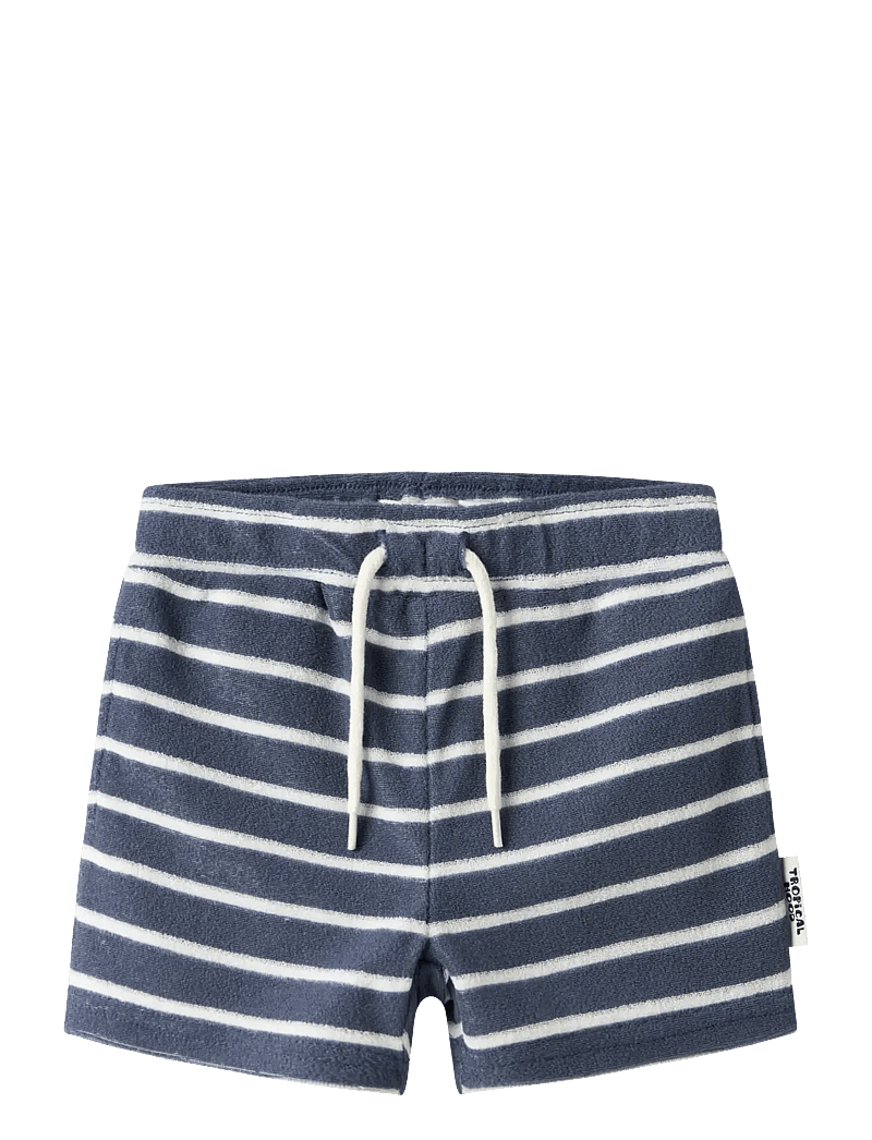 name it - NMMFINTI NREG TERRY SHORTS NOOS - sweatshorts - vintage indigo - 0
