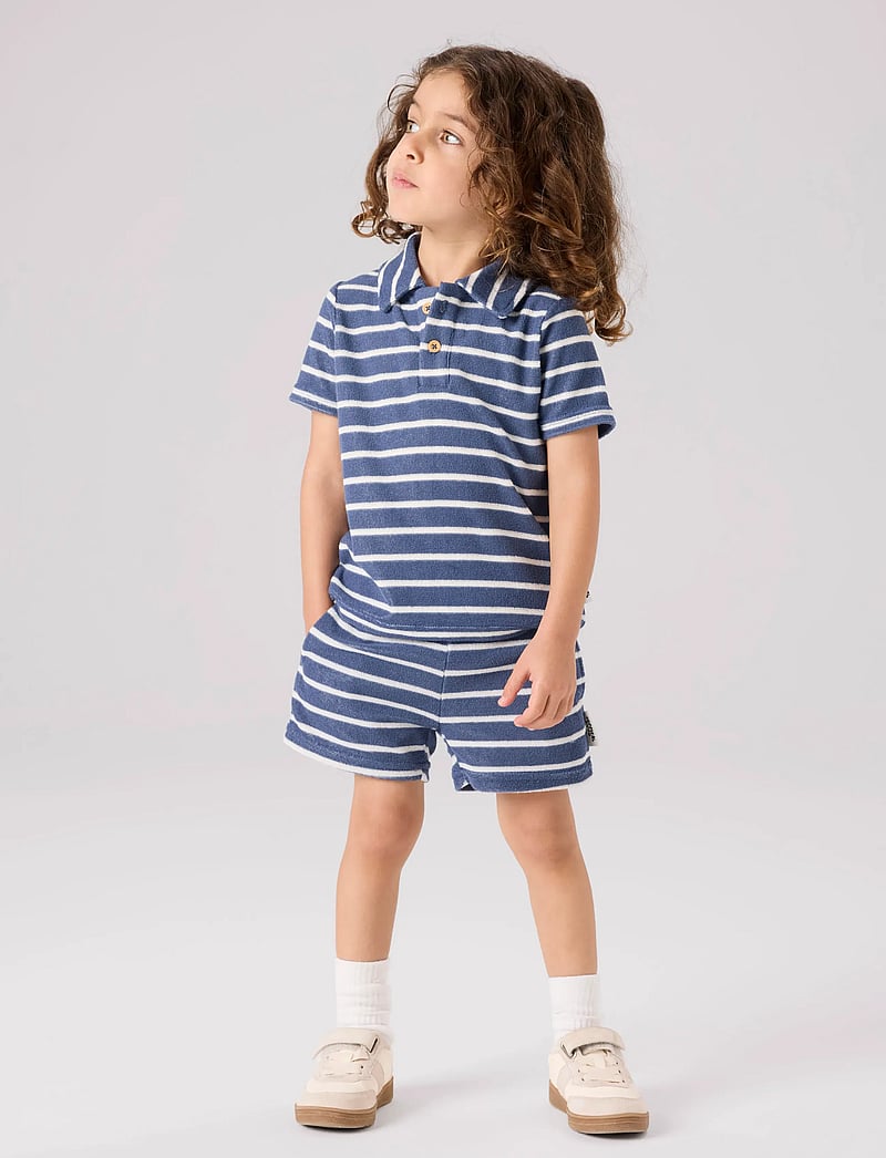 name it - NMMFINTI NREG TERRY SHORTS NOOS - sweatshorts - vintage indigo - 2