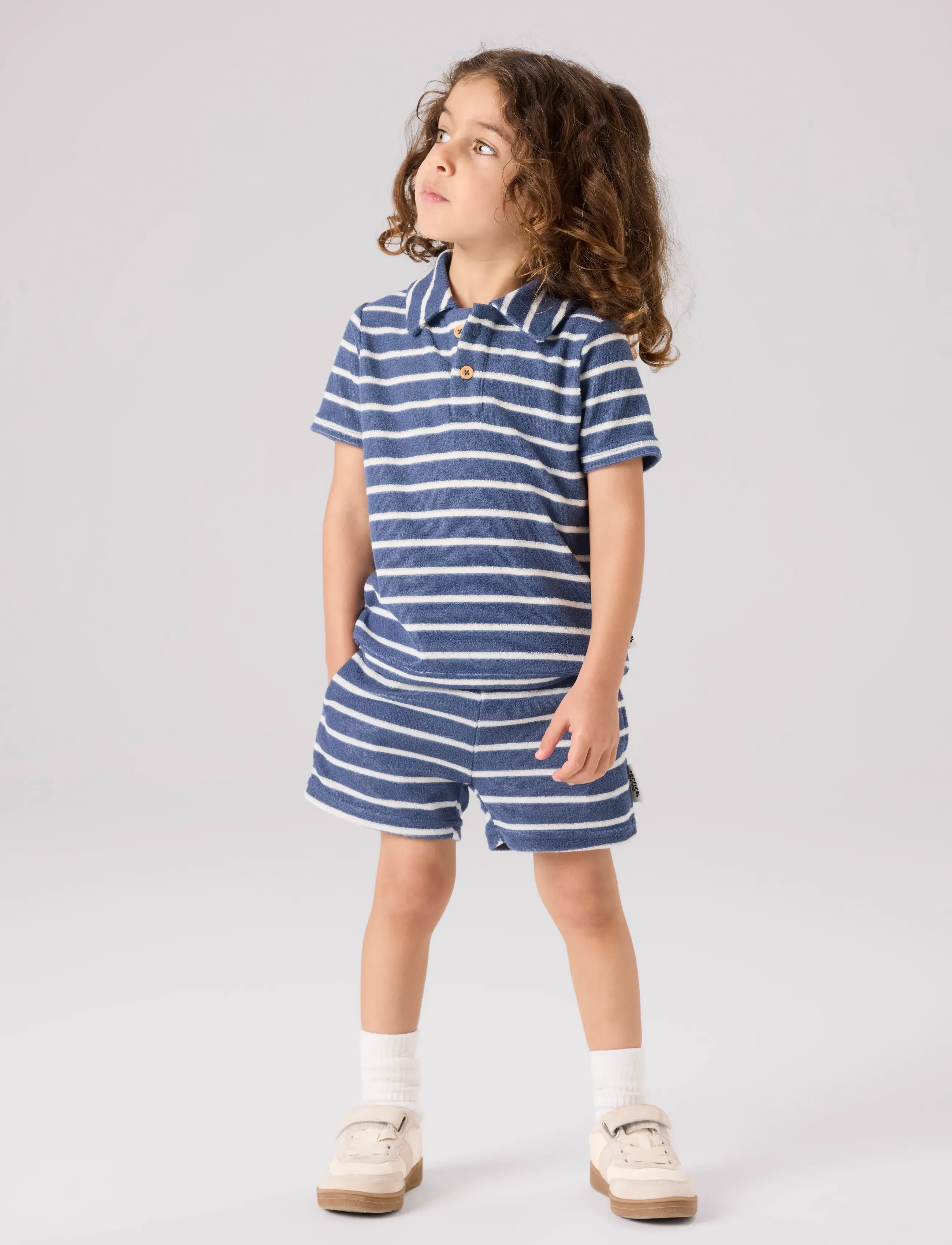 name it - NMMFINTI NREG TERRY SHORTS NOOS - lühikesed dressipüksid - vintage indigo - 2