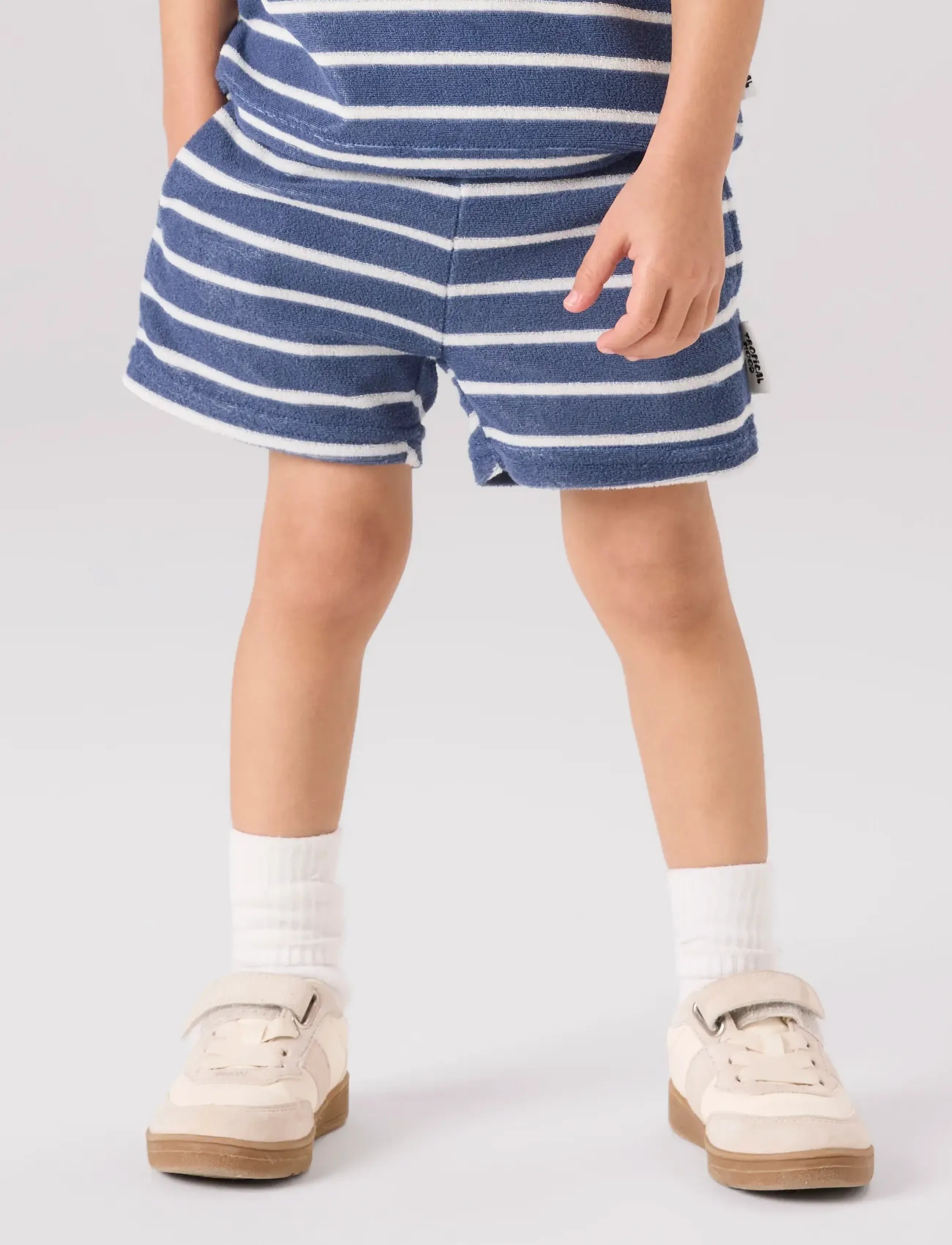 name it - NMMFINTI NREG TERRY SHORTS NOOS - lühikesed dressipüksid - vintage indigo - 3